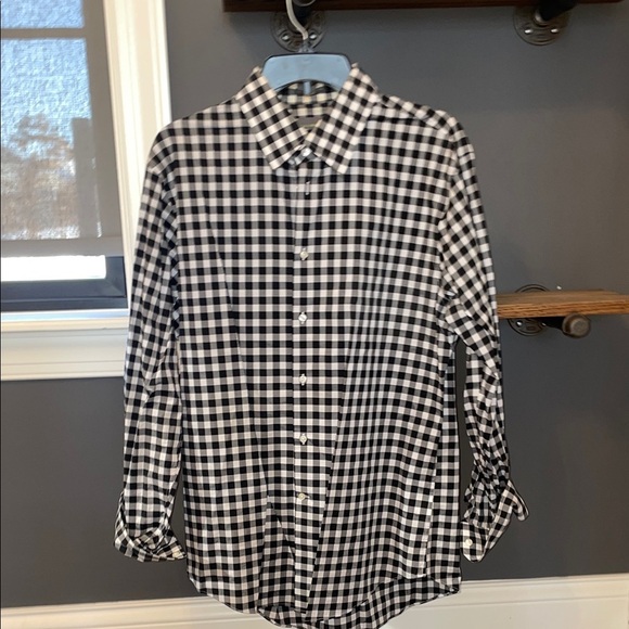C2 by Calibrate Other - Calibrate Classic Black and White Checkered Men's Shirt